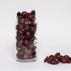 Bulk, Chokoladekugler BORDEAUX, m&oslash;rk/ kaffe 4kg