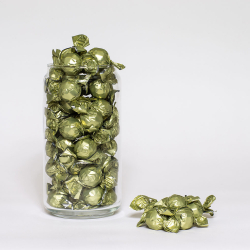 Bulk, Chokoladekugler GR&Oslash;N, m&oslash;rk/limecreme 4kg