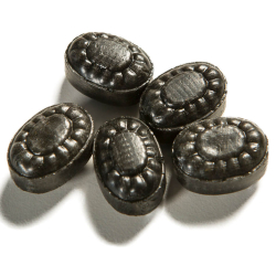 Twistede bolcher m/pulverfyldt lakrids 2 tryk