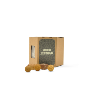 6 kantet &aelig;ske S m/dansk chokolade & drag�ekuglemix 100g