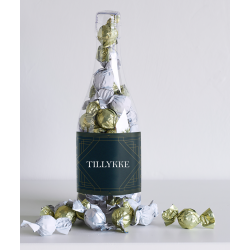 Plastikflaske m/luksus chokoladekuglemix 480g