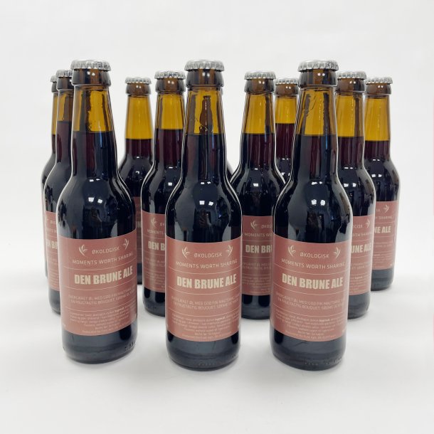 2023 brown ale 4,8% 33cl DK-KO-100 kasse med 12 stk.