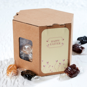 6-kantet &aelig;ske S m/karamelmix 400g