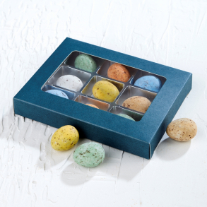 Chokolade&aelig;ske m/ Nougatfugle&aelig;g 108g