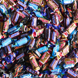 6 kantet &aelig;ske M -  Miniaturemix 500g - Christmas Wonderland