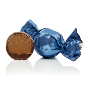 Bulk, Chokoladekugler BLÅ, Lys/Cookie cream 1kg