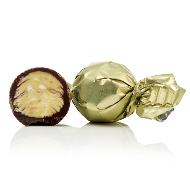 Bulk, Chokoladekugler GR&Oslash;N, m&oslash;rk/limecreme 1kg
