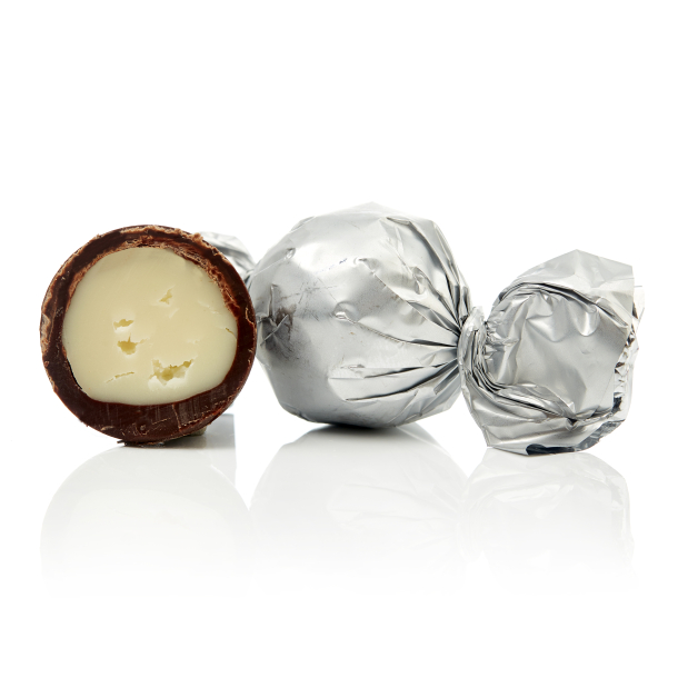 Bulk, Chokoladekugler S&Oslash;LV, m&oslash;rk/pebermynte 1 kg