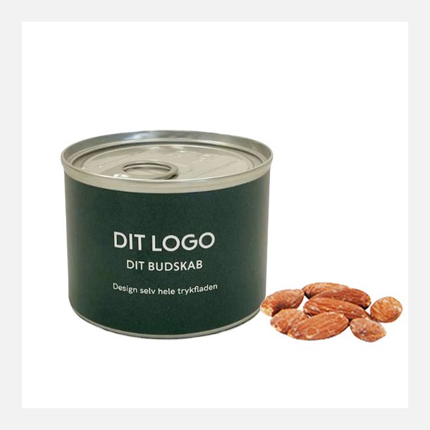 D&aring;se med &oslash;kologiske saltede mandler 100g Regenerative Organic Certified (ROC)