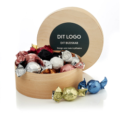 Tr&aelig;finer &aelig;ske S m/luksus chokoladekuglemix 300g