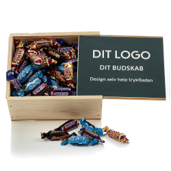 Tr&aelig;kasse skydel&aring;g med miniaturemix 950g