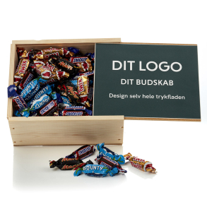 Tr&aelig;kasse skydel&aring;g med miniaturemix 950g