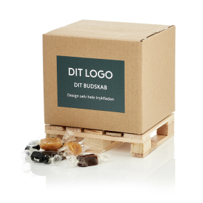 1/2 Palle &aelig;ske 150x130x130mm m/karamelmix 1000g