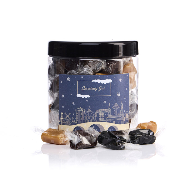 Plastb�tte 750ml -  Karamelmix 330g - Christmas Wonderland