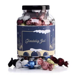 Plastb�tte 3000ml -  Luksus chokoladekuglemix 1340g - Christmas Wonderland