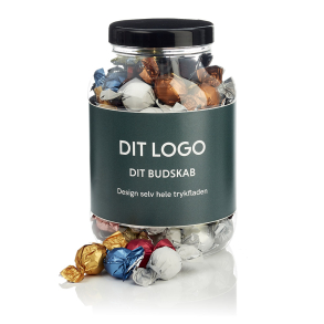 Plastbøtte 3000ml m/luksus chokoladekuglemix 1340g