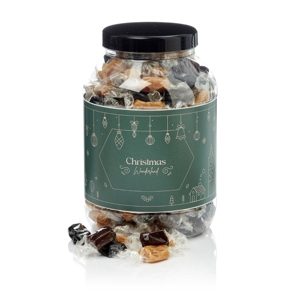 Plastb&oslash;tte 30000ml -  Karamelmix 1400g - Christmas Wonderland