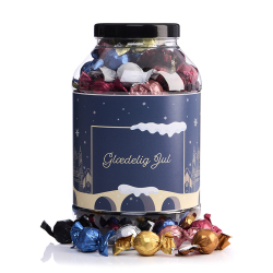 Plastb�tte 4000ml -  Luksus chokoladekuglemix 1880g - Christmas Wonderland