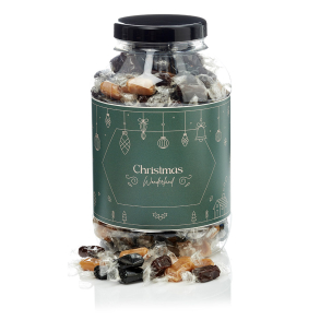 Plastbøtte 4000ml -  Karamelmix 2000g - Christmas Wonderland