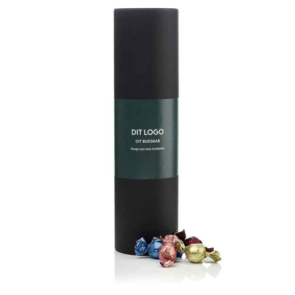 Sort r&oslash;r &Oslash;100x385mm L m/luksus chokoladekuglemix 1350g
