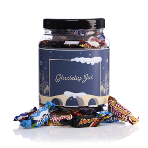 Plastb�tte 1500ml -  Miniaturemix 570g - Christmas Wonderland