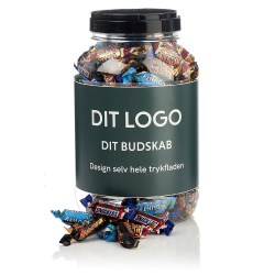 Plastb&oslash;tte 6000ml m/miniaturemix 2300g