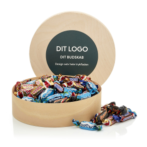 Træfiner æske L m/miniaturemix 1000g