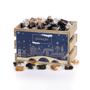 Tr�kasse S -  Karamelmix 950g - Christmas Wonderland
