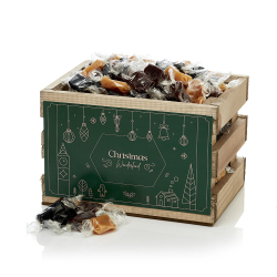 Tr&aelig;kasse S -  Karamelmix 950g - Christmas Wonderland