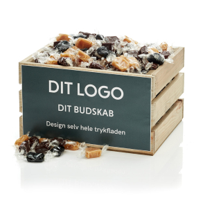 Tr&aelig;kasse lys M med karamelmix 2500g
