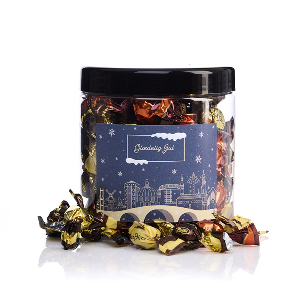Plastb�tte 750ml -  Sm�kuglemix 180g - Christmas Wonderland