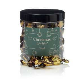 Plastbøtte 750ml -  Småkuglemix 180g - Christmas Wonderland