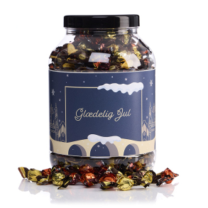 Plastb�tte 3000ml -  Sm�kuglemix 750g - Christmas Wonderland