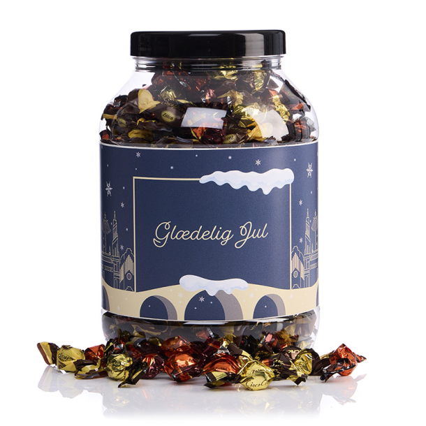 Plastb�tte 3000ml -  Sm�kuglemix 750g - Christmas Wonderland