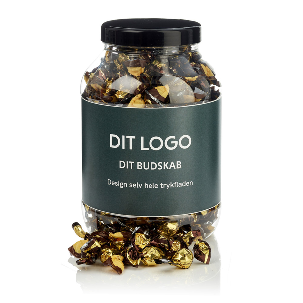 Plastb&oslash;tte 3000ml m/sm&aring;kuglemix 750g