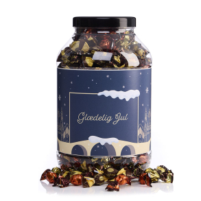 Plastb�tte 4000ml -  Sm�kuglemix 1000g - Christmas Wonderland