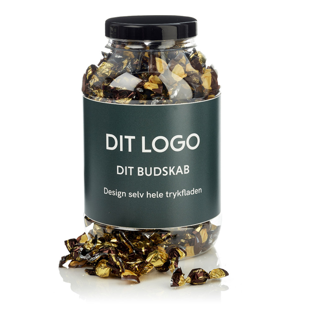 Plastb&oslash;tte 4000ml m/sm&aring;kuglemix 1000g