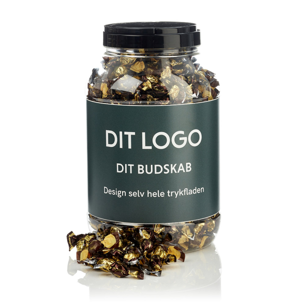 Plastb&oslash;tte 6000ml m/sm&aring;kuglemix 1500g.