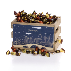 Tr�kasse S - Sm�kuglemix 500g - Christmas Wonderland