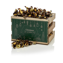 Tr&aelig;kasse S - Sm&aring;kuglemix 500g - Christmas Wonderland