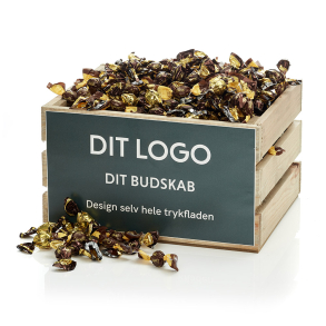 Tr&aelig;kasse lys M m/sm&aring;kuglemix1300g.