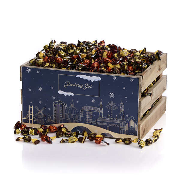 Tr�kasse L - Sm�kuglemix 2000g - Christmas Wonderland