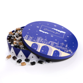 Hatte�ske L - bl� - Karamelmix 2300g - Christmas Wonderland