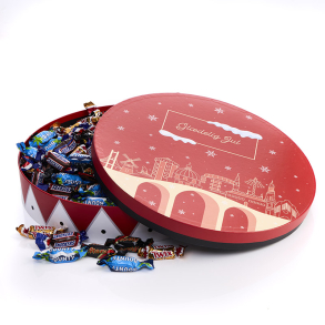 Hatte&aelig;ske L - r&oslash;d - Miniaturemix 2100g - Gl&aelig;delig Jul