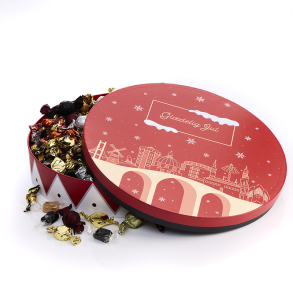 Hatte�ske L - r�d m/hyggemix 1750g - Gl�delig Jul