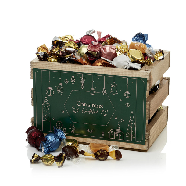 Tr&aelig;kasse S m/hyggemix 750g - Christmas Wonderland