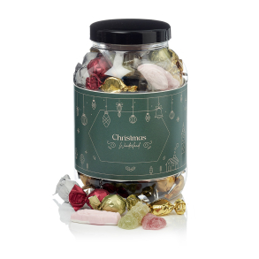Plastbøtte 3000ml m/julemix 930g - Christmas Wonderland
