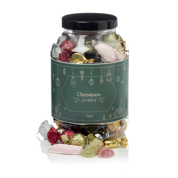Plastb&oslash;tte 3000ml m/julemix 930g - Christmas Wonderland