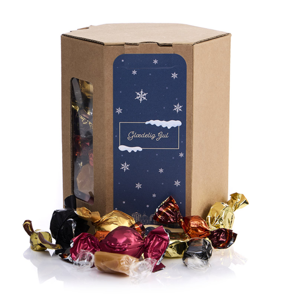 6-kantet �ske M m/hyggemix 480g - Gl�delig Jul