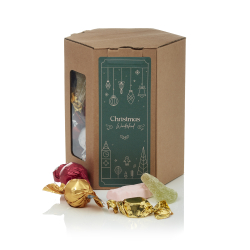 6-kantet ske M m/julemix 400g - Christmas Wonderland